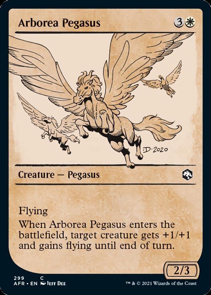 Magic: The Gathering MTG Single Arborea Pegasus (Showcase) [Dungeons & Dragons: Adventures in the Forgotten Realms]