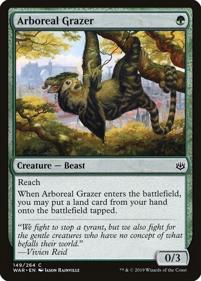 Magic: The Gathering MTG Single Arboreal Grazer [War of the Spark]