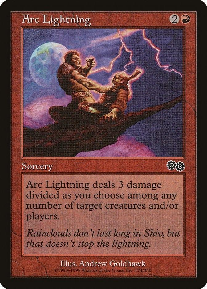 Magic: The Gathering MTG Single Arc Lightning [Urza's Saga]