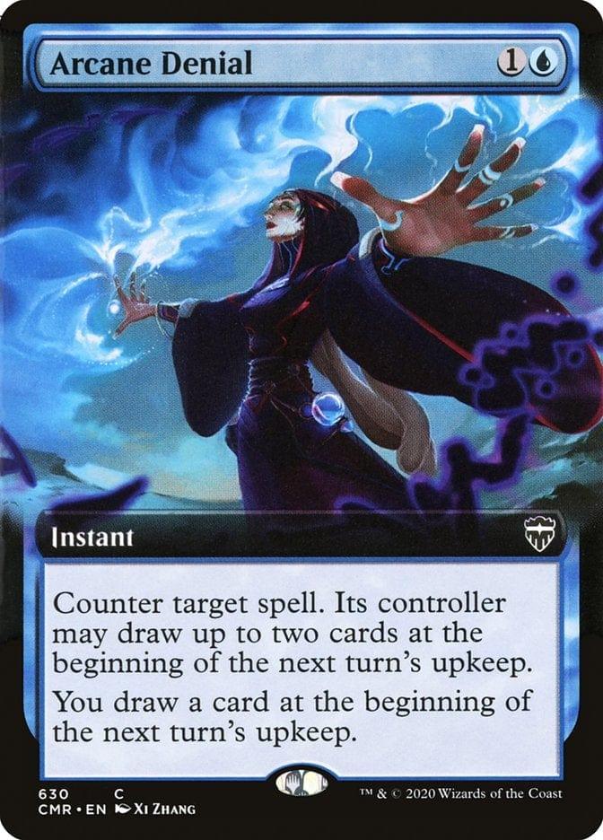 Magic: The Gathering MTG Single Arcane Denial (Extended) [Commander Legends Extended]