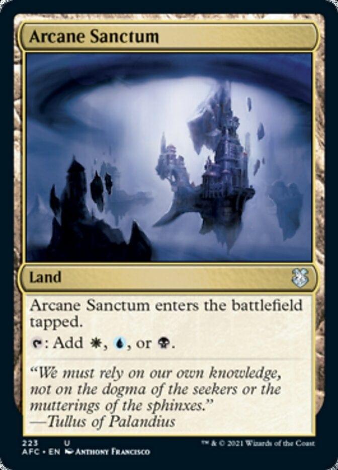 Magic: The Gathering MTG Single Arcane Sanctum [Dungeons & Dragons: Adventures in the Forgotten Realms Commander]