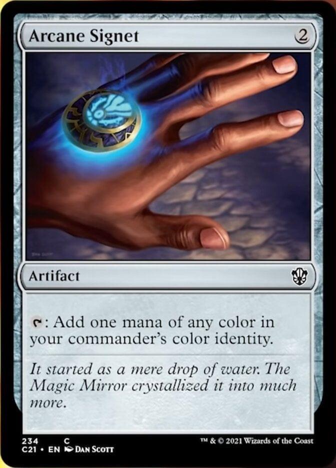 Magic: The Gathering MTG Single Arcane Signet [Commander 2021]