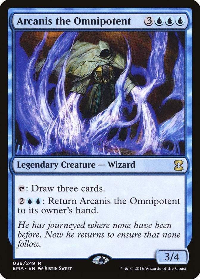 Magic: The Gathering MTG Single Arcanis the Omnipotent [Eternal Masters]
