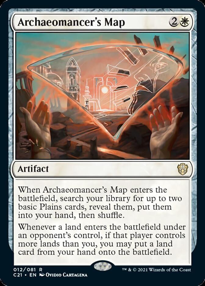 Magic: The Gathering MTG Single Archaeomancer's Map [Commander 2021]