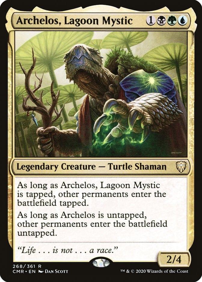 Magic: The Gathering MTG Single Archelos, Lagoon Mystic [Commander Legends]