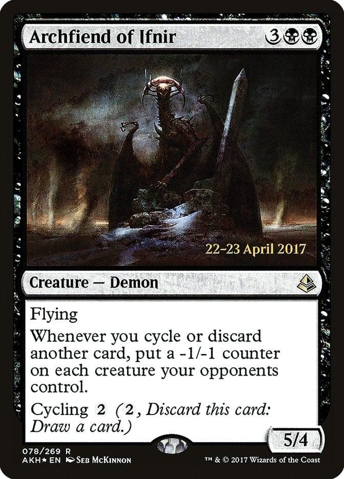 Magic: The Gathering MTG Single Archfiend of Ifnir  [Amonkhet Prerelease Promos]