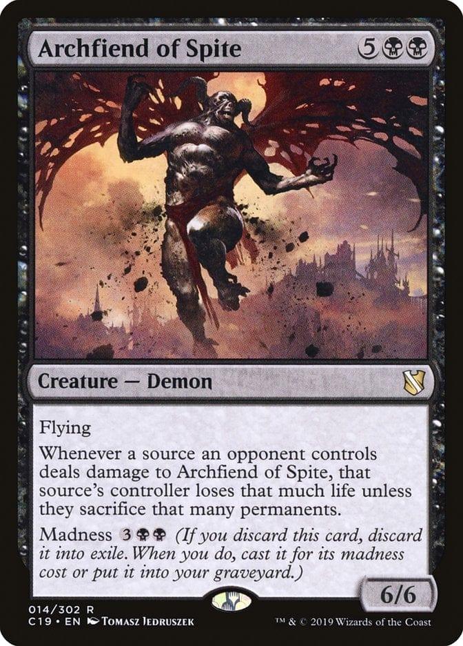 Magic: The Gathering MTG Single Archfiend of Spite [Commander 2019]