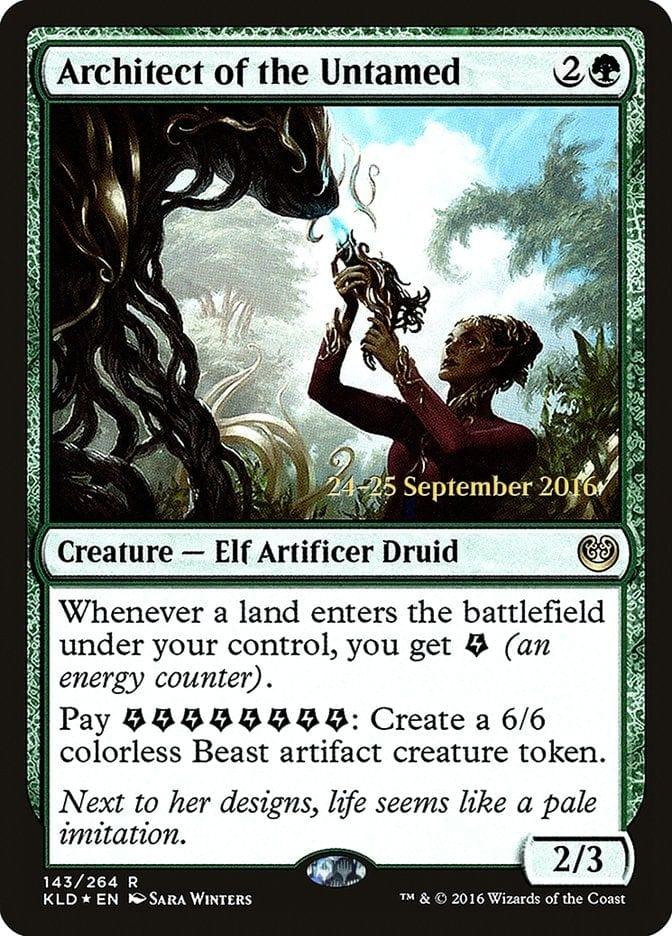 Magic: The Gathering MTG Single Architect of the Untamed  [Kaladesh Prerelease Promos]