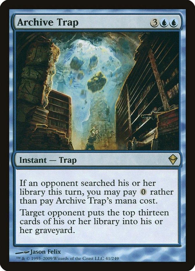 Magic: The Gathering MTG Single Archive Trap [Zendikar]