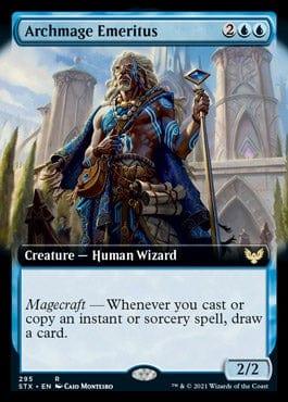 Magic: The Gathering MTG Single Archmage Emeritus (Extended) [Strixhaven: School of Mages]