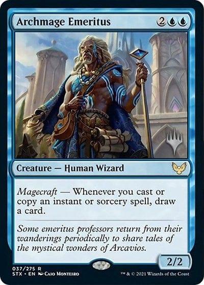 Magic: The Gathering MTG Single Archmage Emeritus (Promo Pack) [Strixhaven: School of Mages Promos]