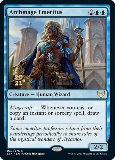 Magic: The Gathering MTG Single Archmage Emeritus [Strixhaven: School of Mages Prerelease Promos]