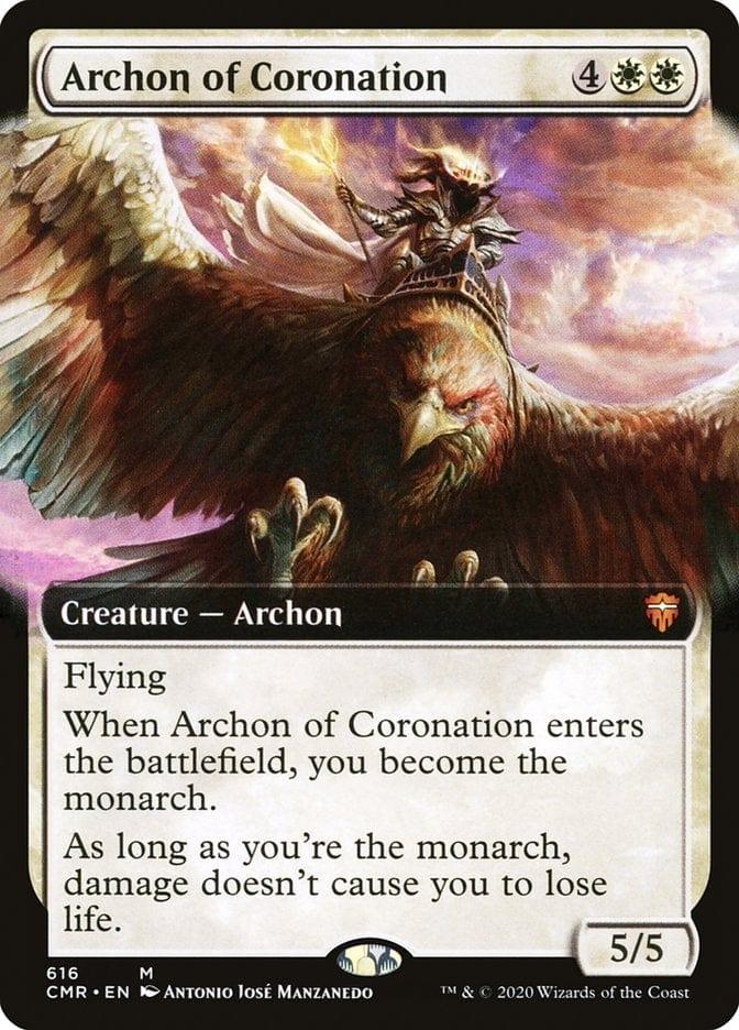 Magic: The Gathering MTG Single Archon of Coronation (Extended) [Commander Legends Extended]
