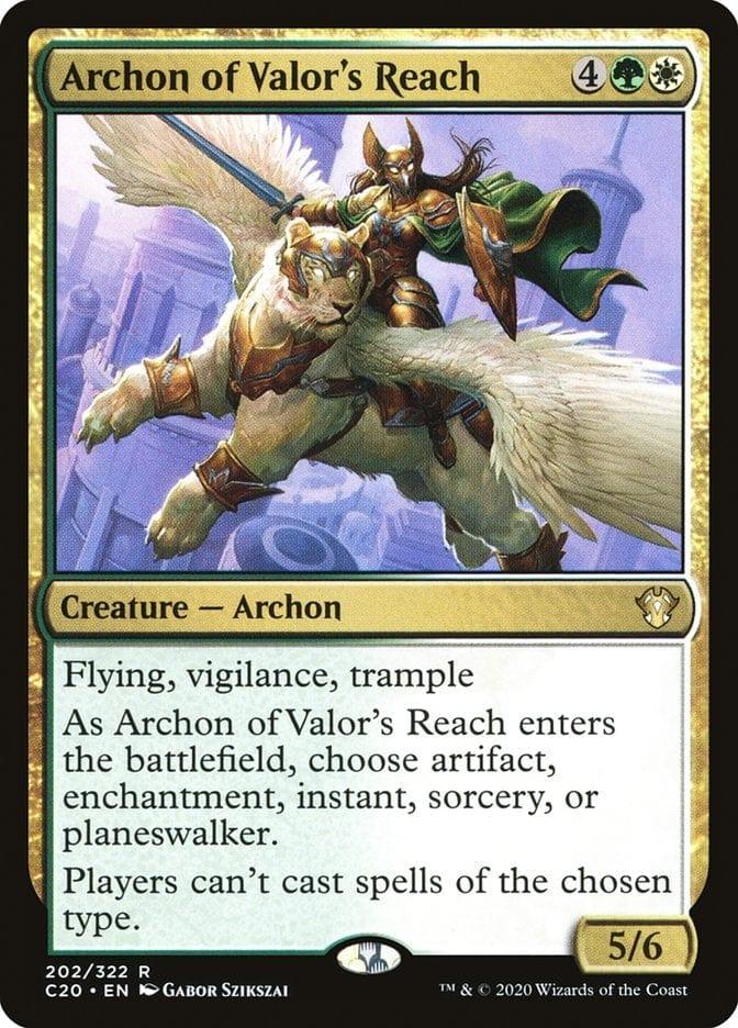 Magic: The Gathering MTG Single Archon of Valor's Reach [Commander 2020]