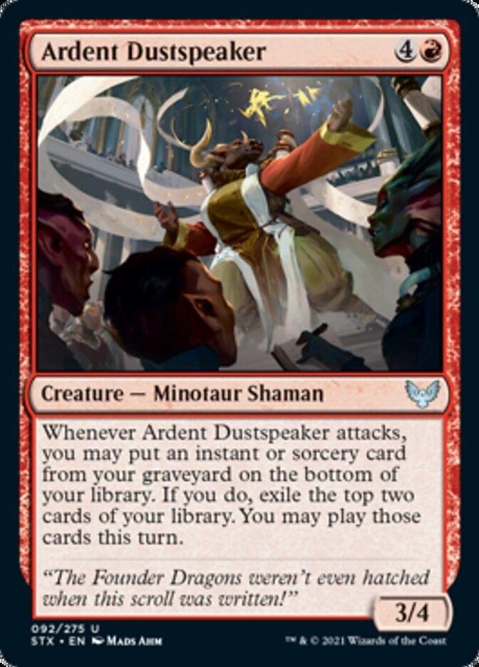 Magic: The Gathering MTG Single Ardent Dustspeaker [Strixhaven: School of Mages]