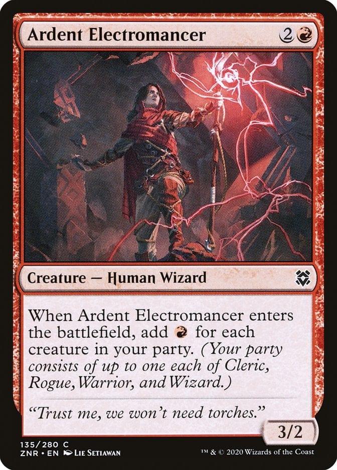 Magic: The Gathering MTG Single Ardent Electromancer [Zendikar Rising]