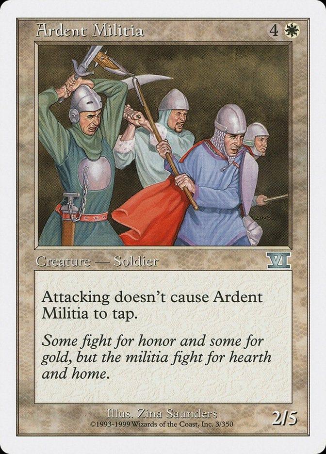 Magic: The Gathering MTG Single Ardent Militia [Classic Sixth Edition]