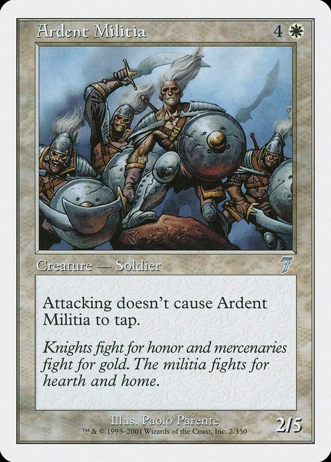 Magic: The Gathering MTG Single Ardent Militia [Seventh Edition]