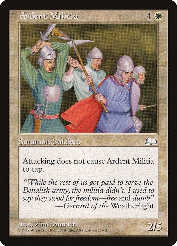 Magic: The Gathering MTG Single Ardent Militia [Weatherlight]