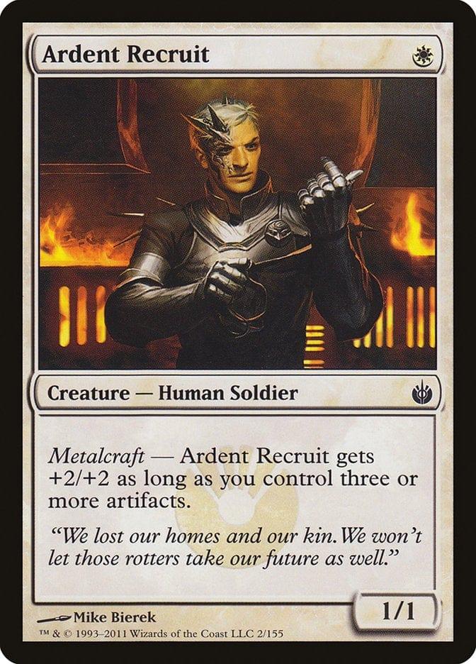 Magic: The Gathering MTG Single Ardent Recruit [Mirrodin Besieged]