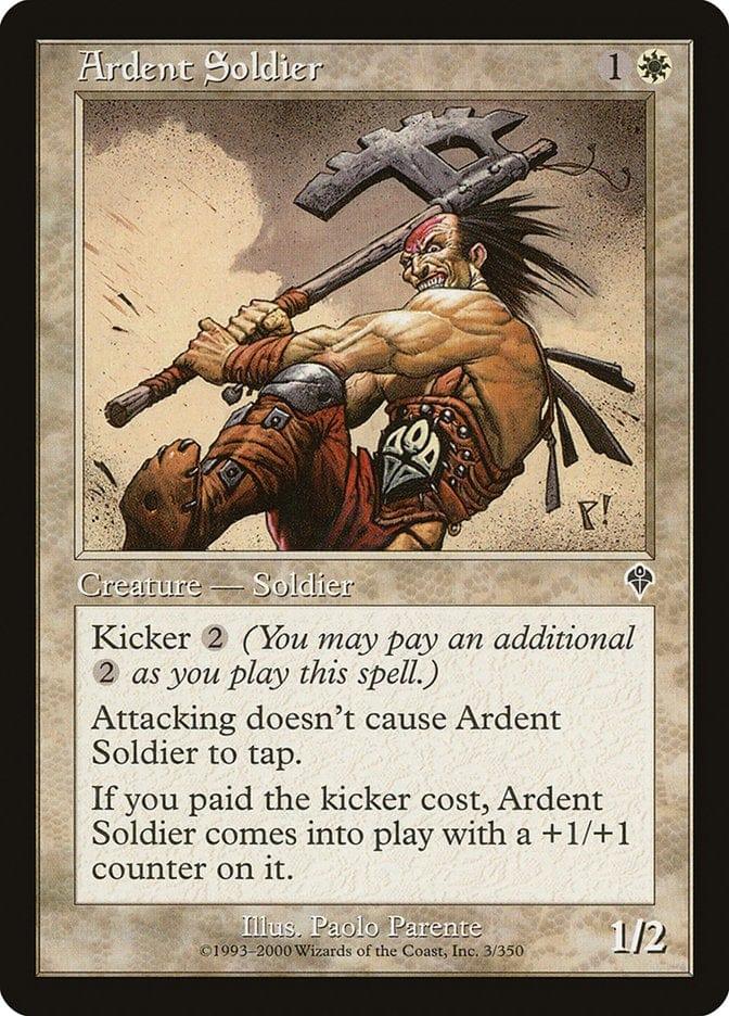 Magic: The Gathering MTG Single Ardent Soldier [Invasion]