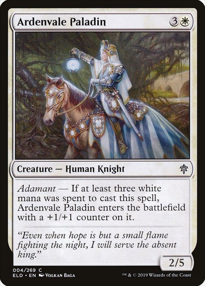 Magic: The Gathering MTG Single Ardenvale Paladin [Throne of Eldraine]