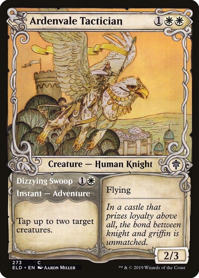 Magic: The Gathering MTG Single Ardenvale Tactician // Dizzying Swoop (Showcase) [Throne of Eldraine]