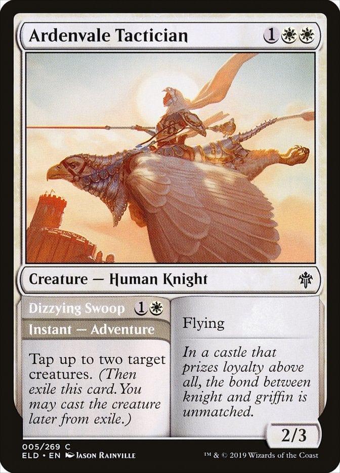 Magic: The Gathering MTG Single Ardenvale Tactician // Dizzying Swoop [Throne of Eldraine]