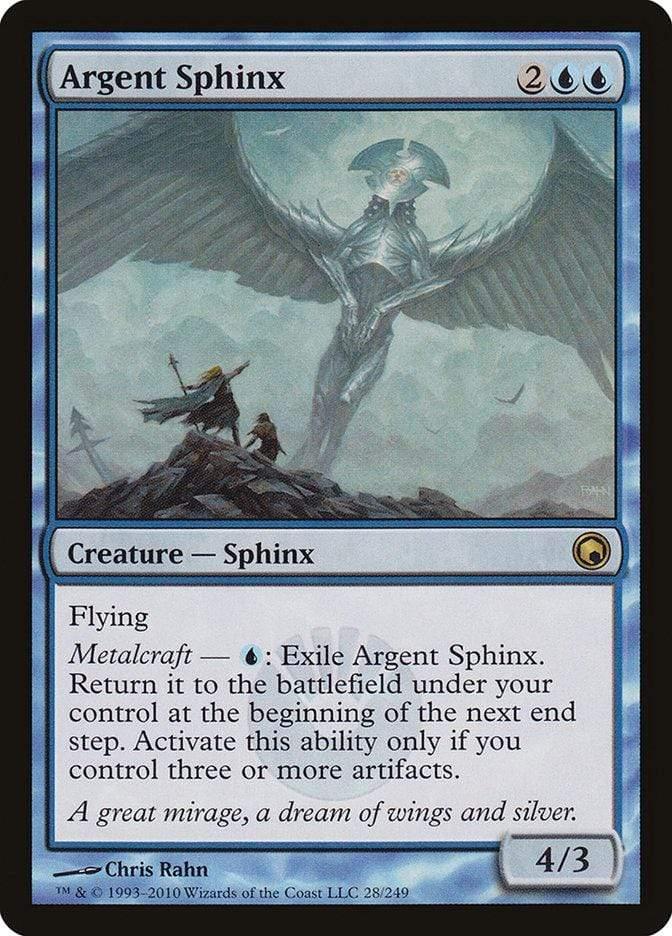 Magic: The Gathering MTG Single Argent Sphinx [Scars of Mirrodin]