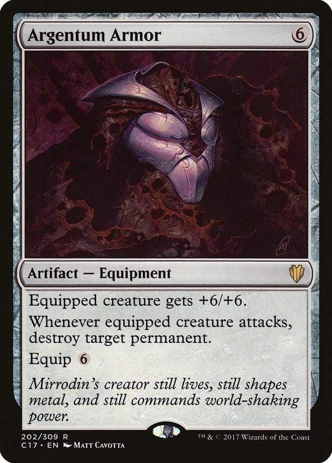 Magic: The Gathering MTG Single Argentum Armor [Commander 2017]