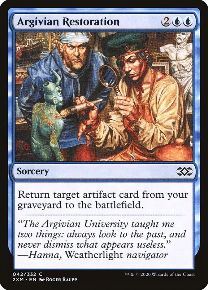 Magic: The Gathering MTG Single Argivian Restoration [Double Masters]
