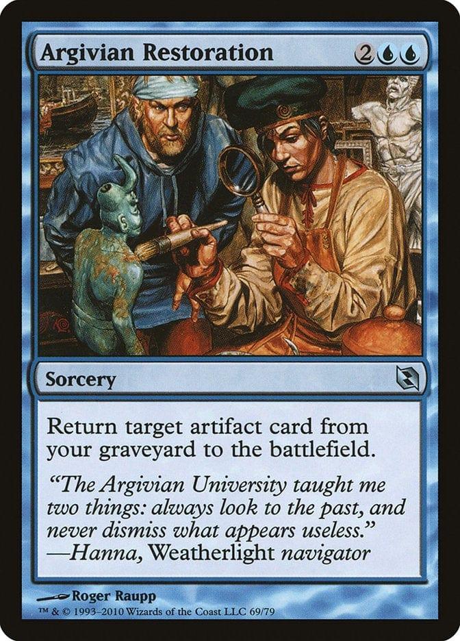 Magic: The Gathering MTG Single Argivian Restoration [Duel Decks: Elspeth vs. Tezzeret]