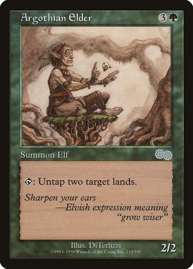 Magic: The Gathering MTG Single Argothian Elder [Urza's Saga]