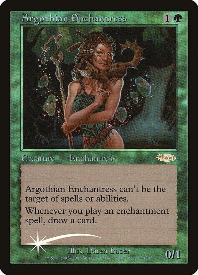 Magic: The Gathering MTG Single Argothian Enchantress [Judge Gift Cards 2003]