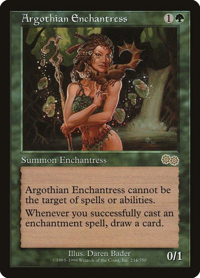 Magic: The Gathering MTG Single Argothian Enchantress [Urza's Saga]