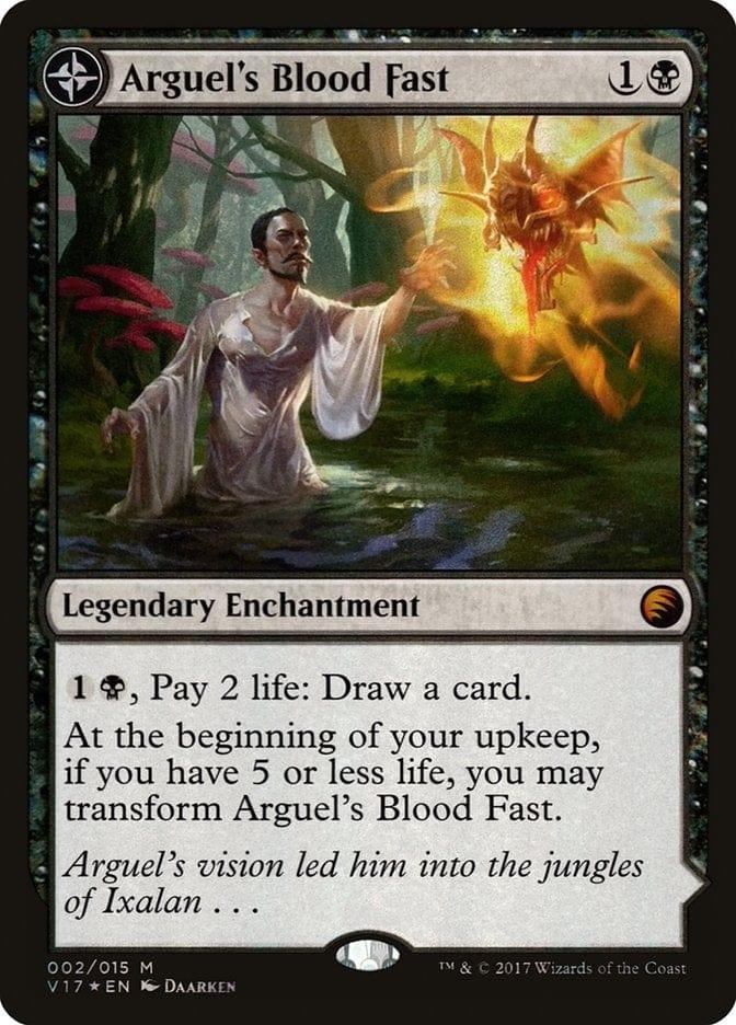 Magic: The Gathering MTG Single Arguel's Blood Fast // Temple of Aclazotz [From the Vault: Transform]