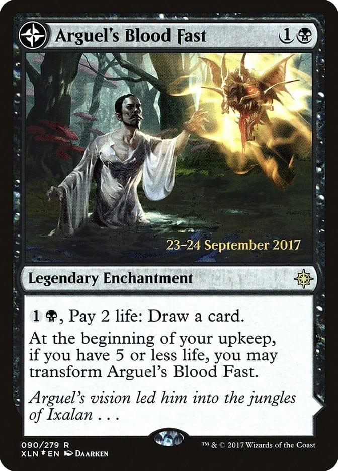 Magic: The Gathering MTG Single Arguel's Blood Fast // Temple of Aclazotz  [Ixalan Prerelease Promos]