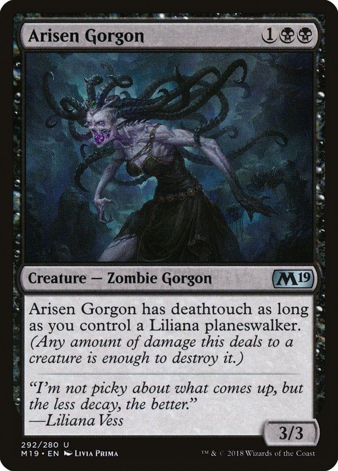 Magic: The Gathering MTG Single Arisen Gorgon [Core Set 2019]