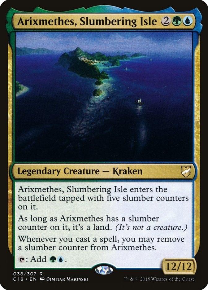 Magic: The Gathering MTG Single Arixmethes, Slumbering Isle [Commander 2018]