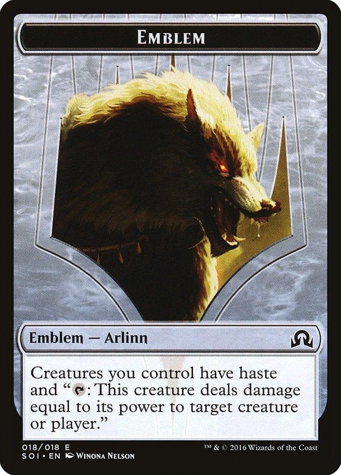 Magic: The Gathering MTG Single Arlinn Kord Emblem [Shadows over Innistrad Tokens]