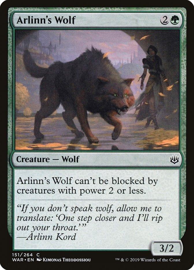 Magic: The Gathering MTG Single Arlinn's Wolf [War of the Spark]