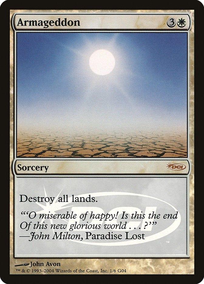 Magic: The Gathering MTG Single Armageddon [Judge Gift Cards 2004]