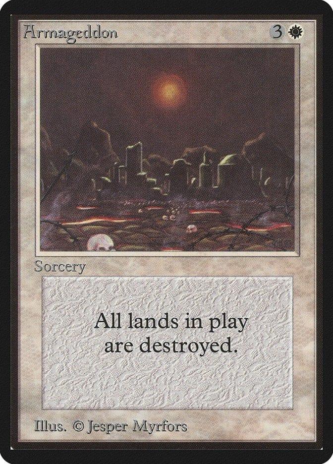 Magic: The Gathering MTG Single Armageddon [Limited Edition Beta]