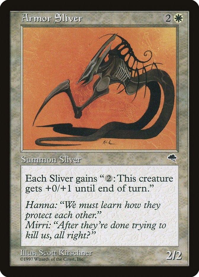 Magic: The Gathering MTG Single Armor Sliver [Tempest]