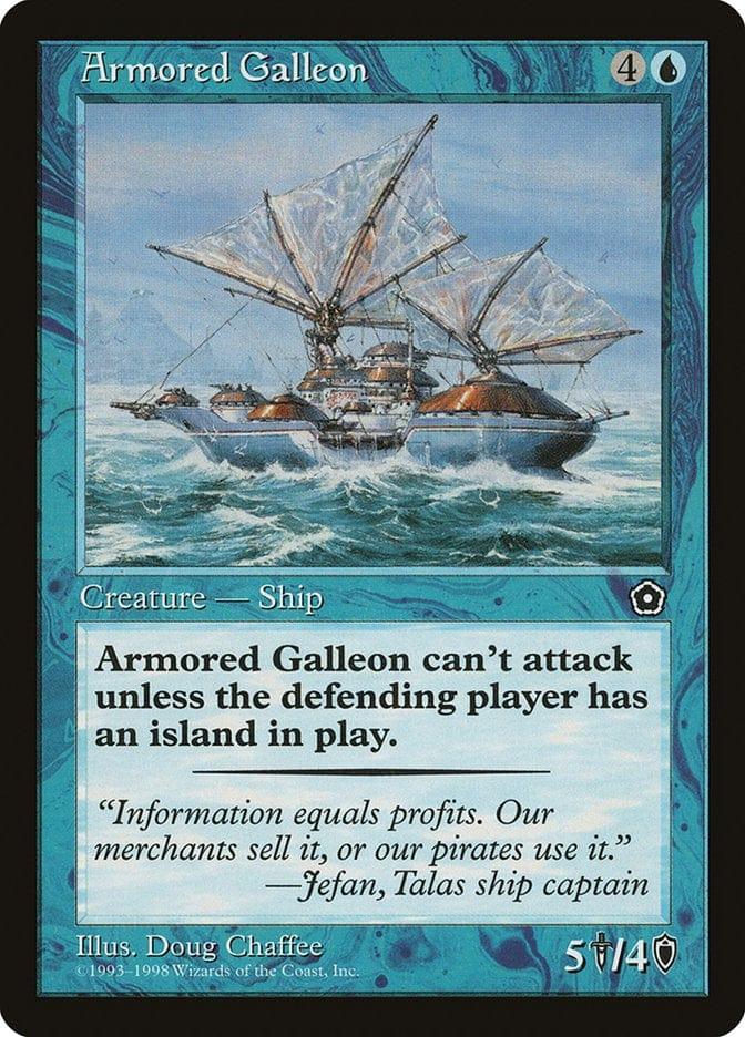 Magic: The Gathering MTG Single Armored Galleon [Portal Second Age]
