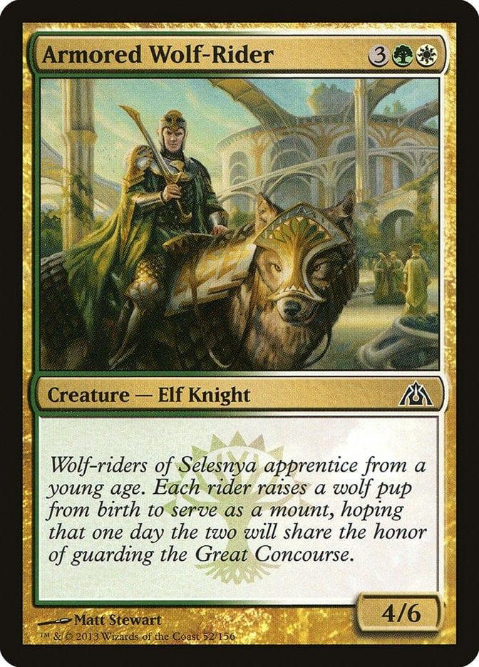 Magic: The Gathering MTG Single Armored Wolf-Rider [Dragon's Maze]