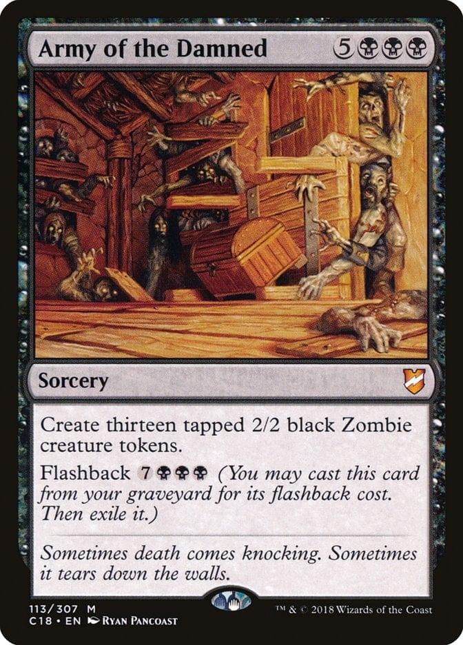 Magic: The Gathering MTG Single Army of the Damned [Commander 2018]
