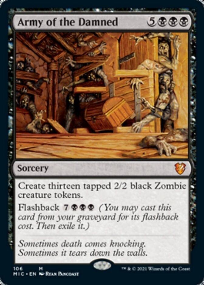 Magic: The Gathering MTG Single Army of the Damned [Innistrad: Midnight Hunt Commander]