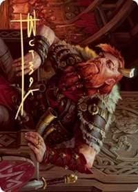 Magic: The Gathering MTG Single Arni Brokenbrow Art Card (Gold-Stamped Signature) [Kaldheim: Art Series]