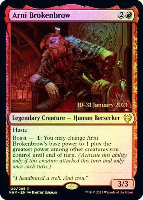 Magic: The Gathering MTG Single Arni Brokenbrow  [Kaldheim Prerelease Promos]